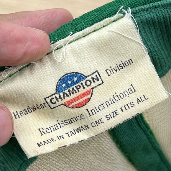 Vintage Pico Power Pak Snapback Trucker Hat Snapback Cap Green Car Guy - Picture 8 of 8